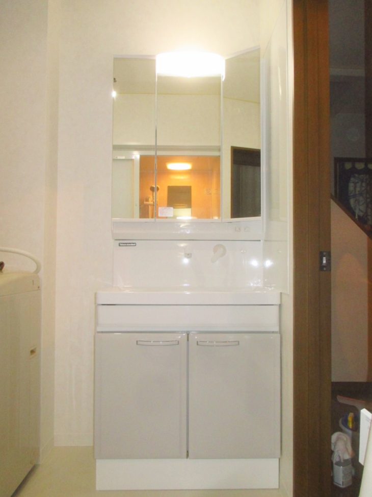   岡山市 A様邸　洗面台リフォーム施工事例