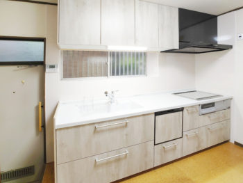 【キッチンリフォーム事例】TOTOシステムキッチン『mitte』で叶う、お手入れ簡単キッチン！