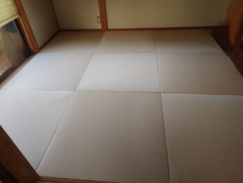 【岡山市　和室リフォーム事例】和紙畳で気分一新♪