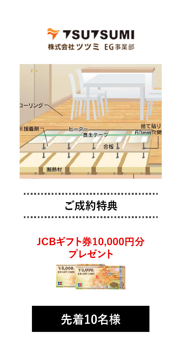 (株)ツツミ 特典