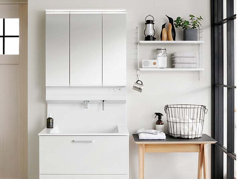 オクターブシリーズ 洗面化粧台の展示写真