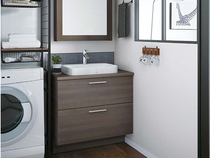 ドレーナ 洗面化粧台の展示写真