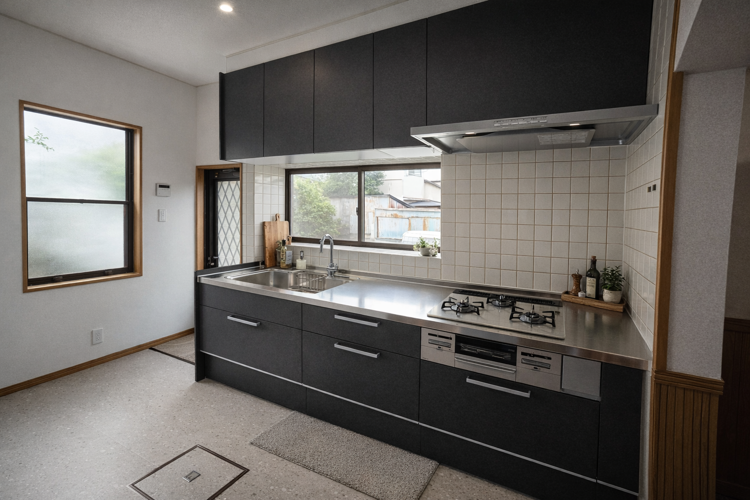 クリナップ ラクエラ キッチン施工事例