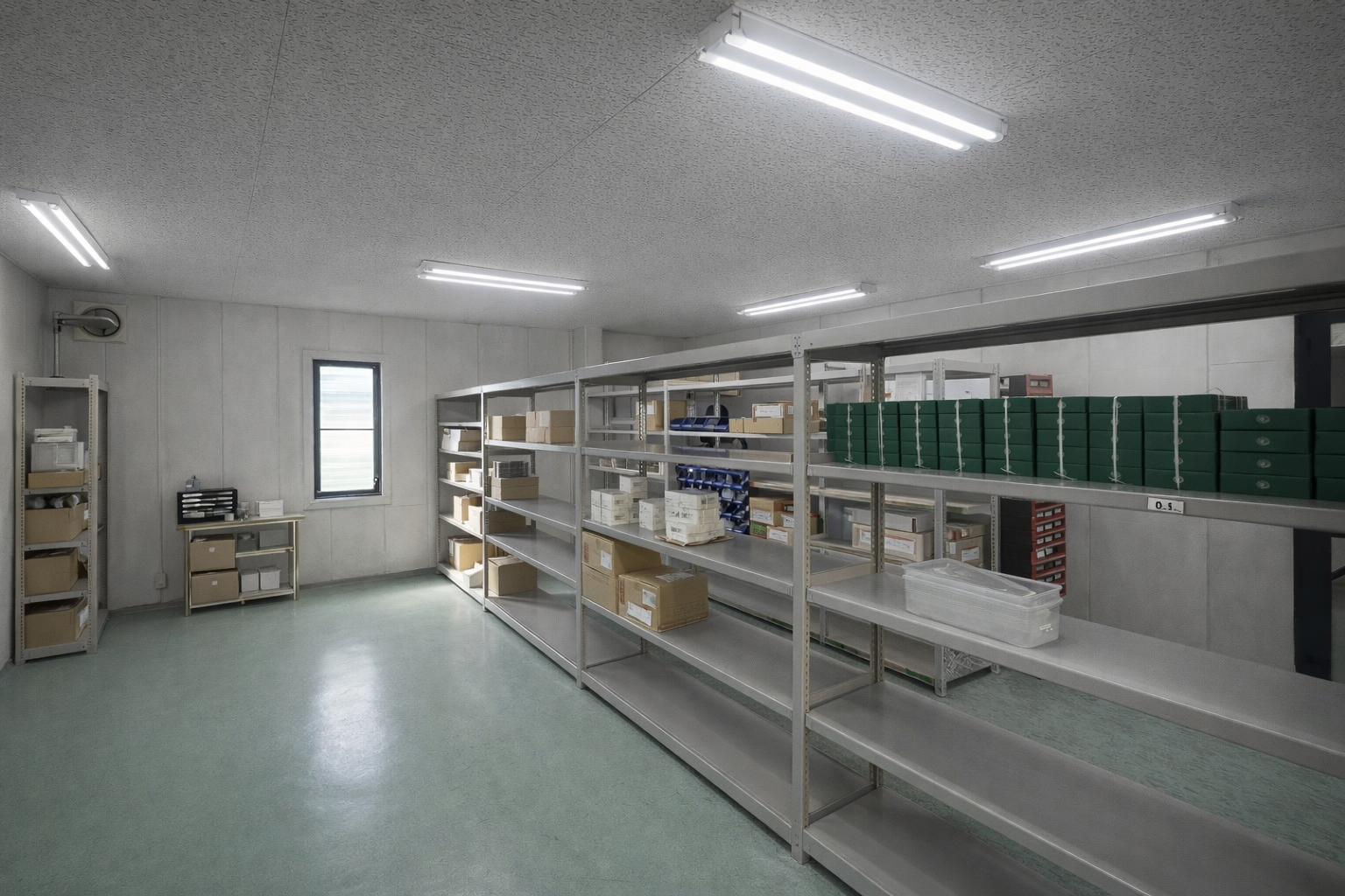 岡山市 法人事務所 照明改修前 蛍光灯